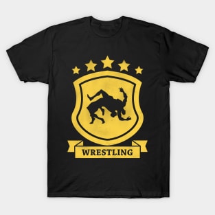 Wrestling - Weathered Emblem T-Shirt